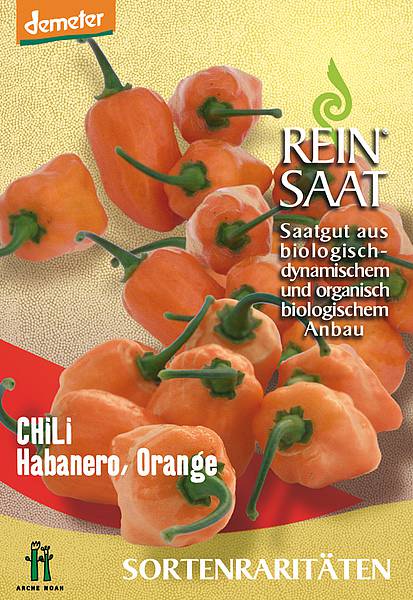 BIO Saatgut Chili Habanero orange – Biogartenladen