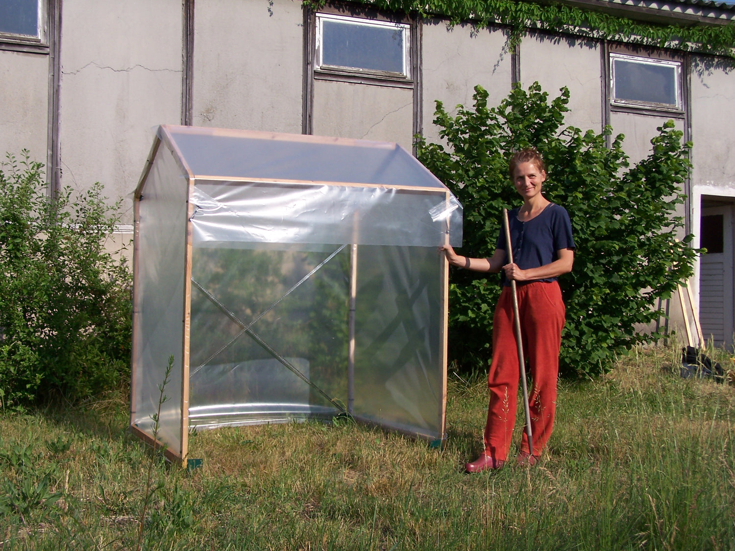 Tomatenhaus 150 x 120 x 180 cm einfach