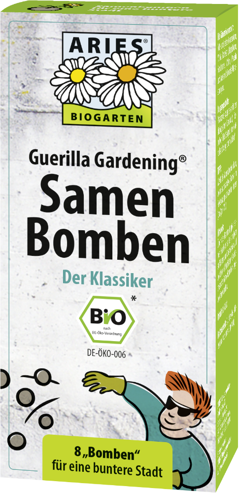 Guerilla Gardening Samenbomben KLASSIKER