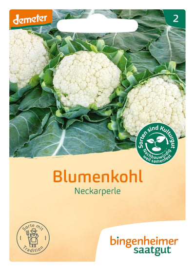 BIO Saatgut Blumenkohl Neckarperle