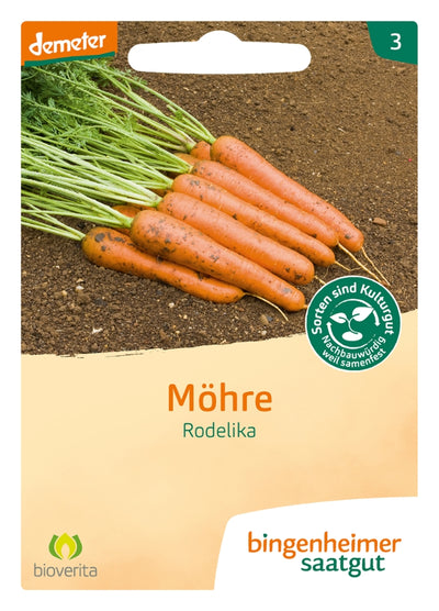 BIO Saatgut Möhren Rodelika, spät