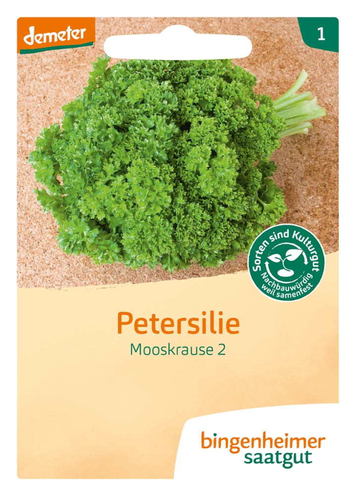BIO Saatgut Petersilie Mooskrause 2