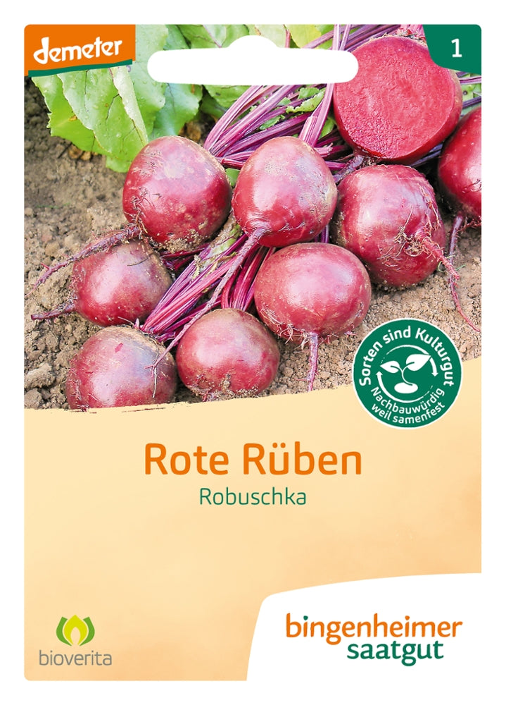 BIO Saatgut Rote Bete Robuschka