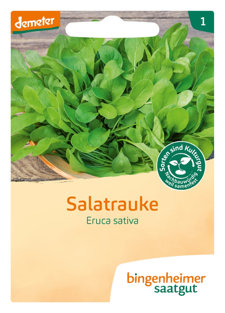 BIO Saatgut Salatrauke Rucola – Biogartenladen
