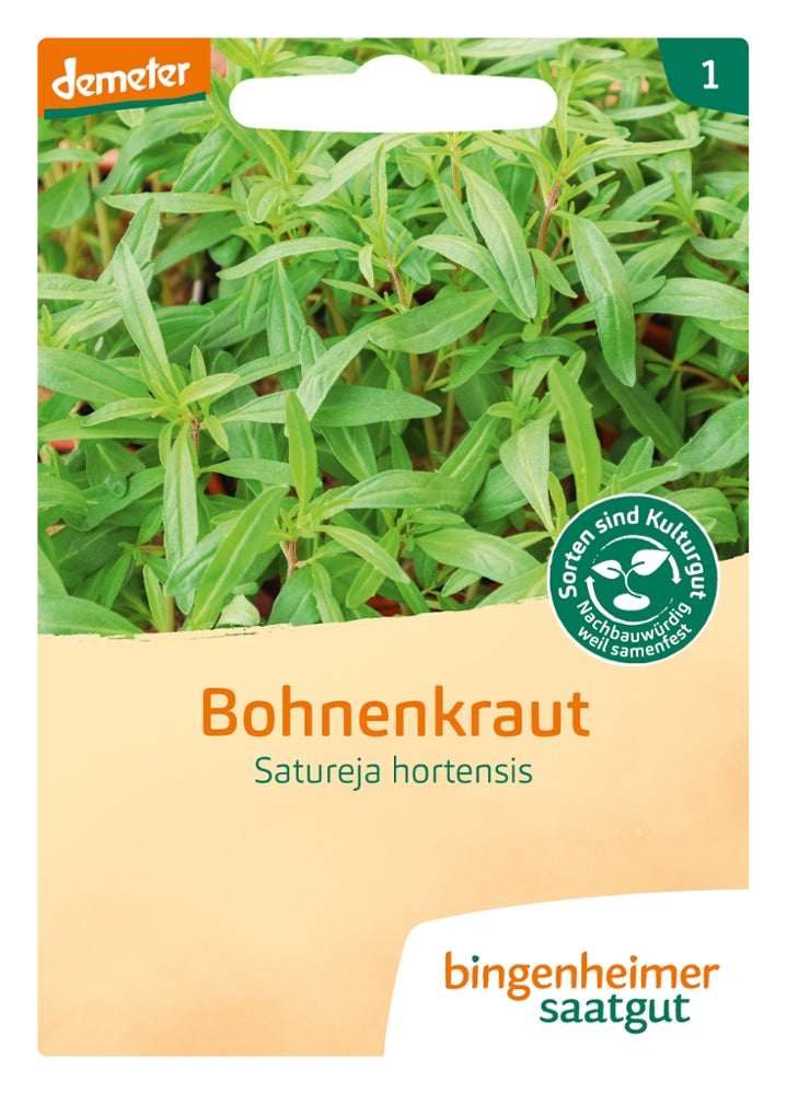 BIO Saatgut Bohnenkraut Saturn, einjährig