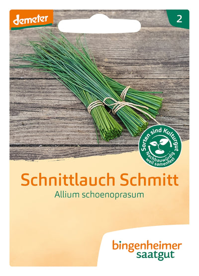 BIO Saatgut Schnittlauch Schmitt, mittelgrobröhrig