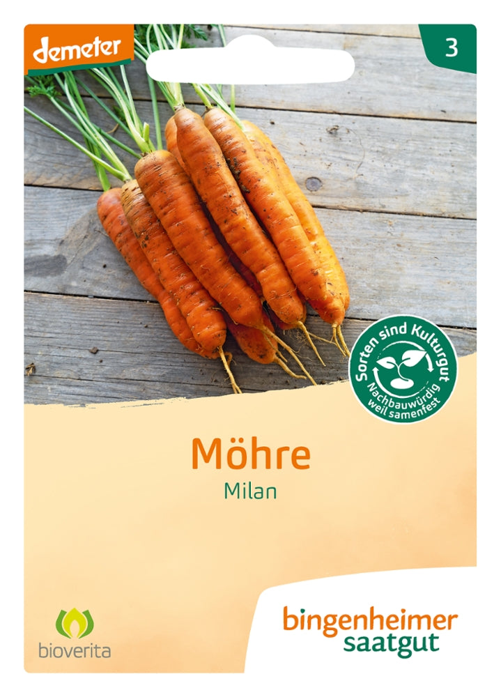 BIO Saatgut Möhren Milan, früh – Biogartenladen