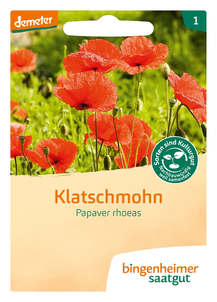 BIO Saatgut Klatschmohn
