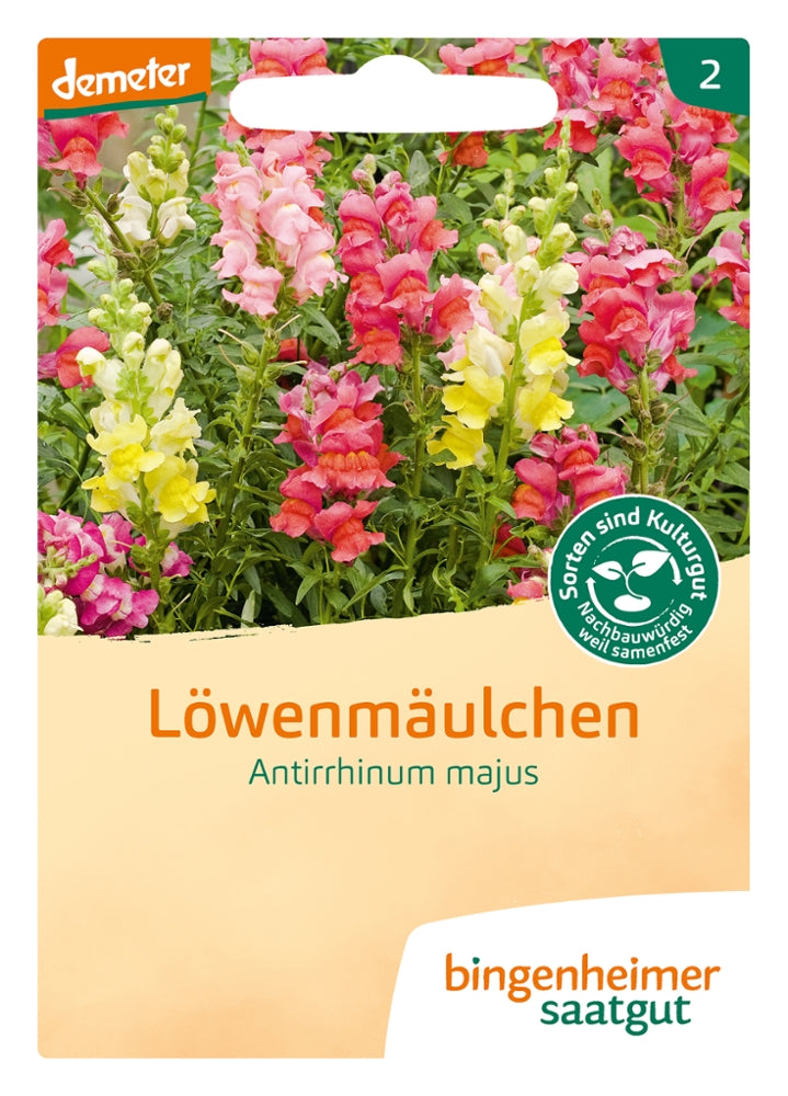 BIO Saatgut Löwenmäulchen