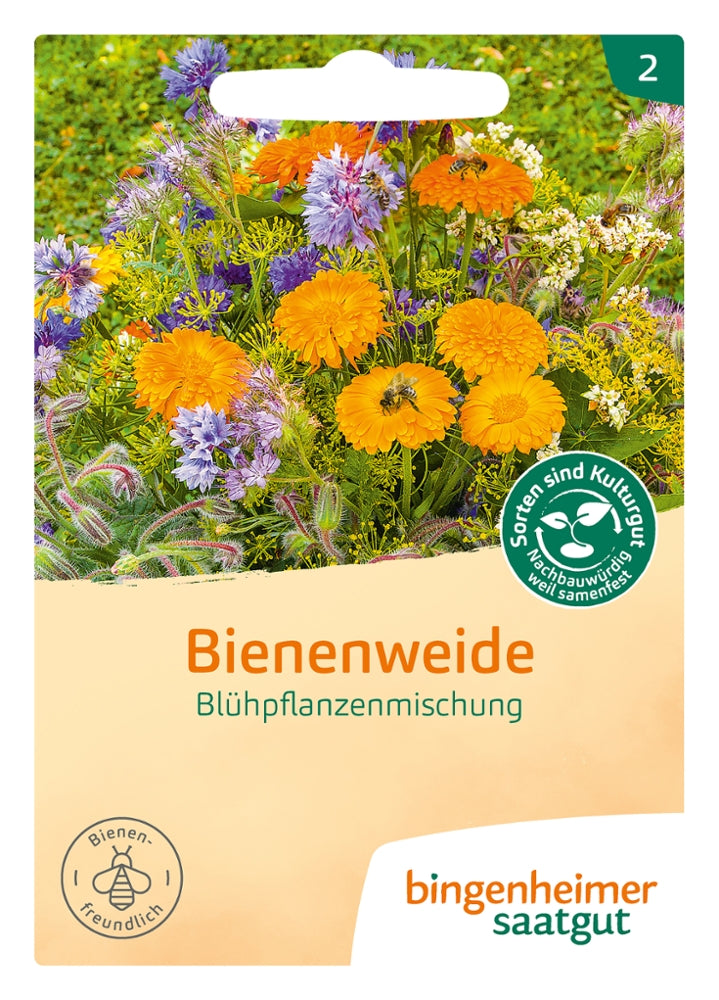 BIO Saatgut Blumenmischung Bienenweide – Biogartenladen