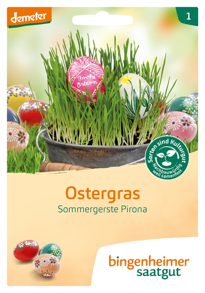 BIO Saatgut Ostergras-Sommergerste Pirona