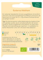 BIO Saatgut Kürbis Butternut Waltham Aussaatanleitung