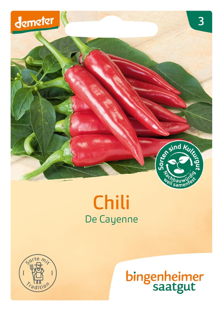 BIO Saatgut Peperoni De Cayenne