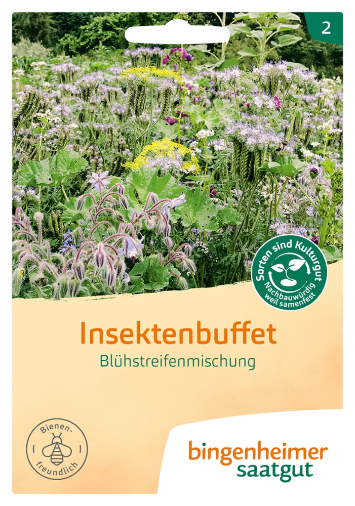 BIO Saatgut Gründüngung Blühstreifen Insektenbuffet – Biogartenladen