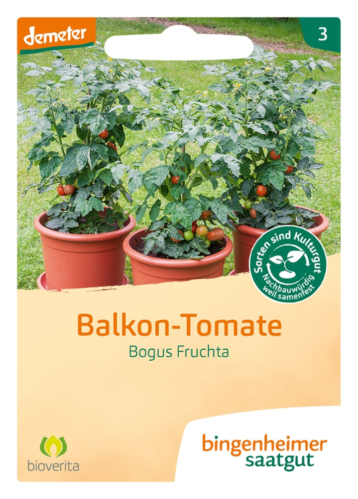 BIO Saatgut Balkontomate Bogus Fruchta