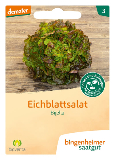 BIO Saatgut Eichblattsalat Bijella