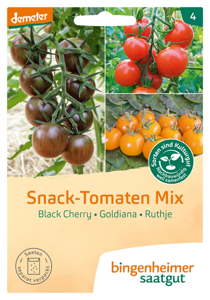 BIO Saatgut Snack-Tomaten Mix – Biogartenladen