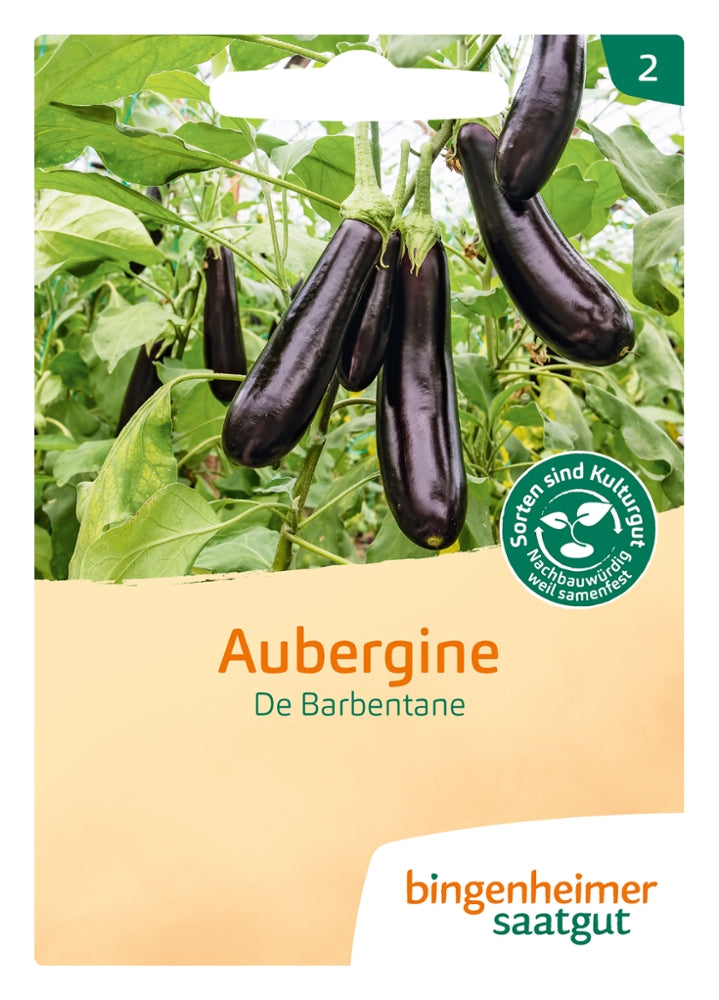 BIO Saatgut Aubergine De Barbentane
