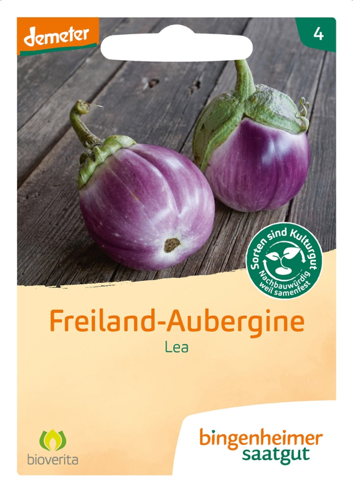 BIO Saatgut Freilandaubergine Lea