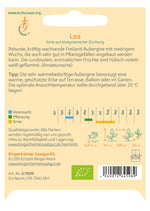 BIO Saatgut Freilandaubergine Lea Kulturanleitung