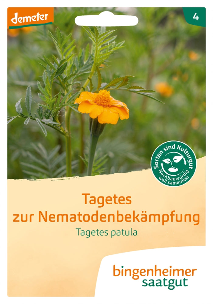 BIO Saatgut Gründüngung Tagetes – Biogartenladen