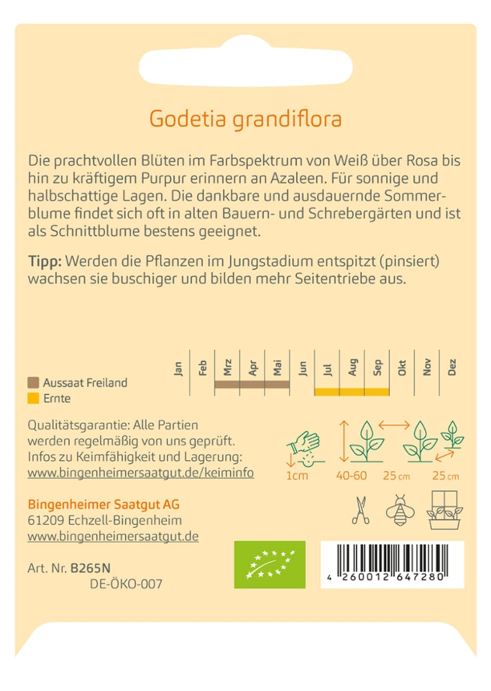 BIO Saatgut Atlasblume Kulturanleitung