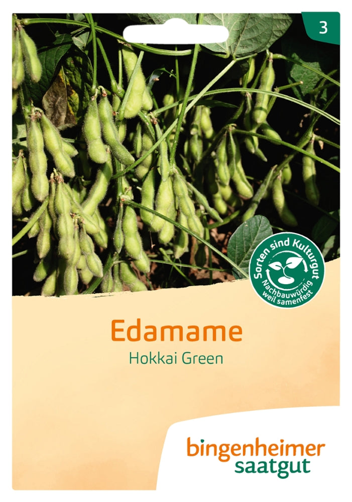 BIO Saatgut Edamame Sojabohne Hokkai Green