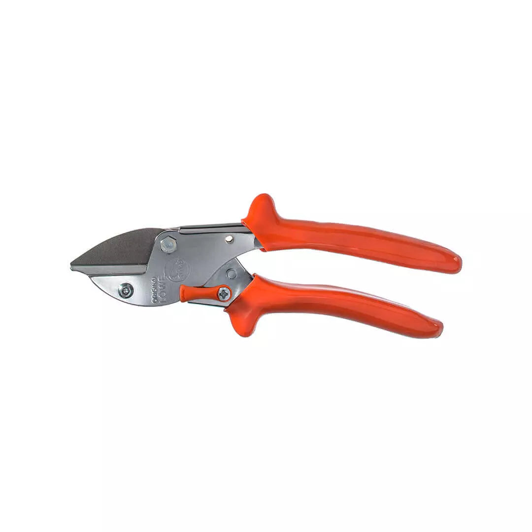 LÖWE Amboss-Schere Nr. 5.127 – handliche Profi-Gartenschere für kleine Hände