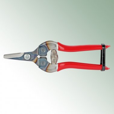 Handliche ARS Gartenschere aus Japan Länge 17 mm – leichte Blumenschere mit scharfer Klinge für präzises Schneiden von Beeren, Blüten und feinen Zweigen