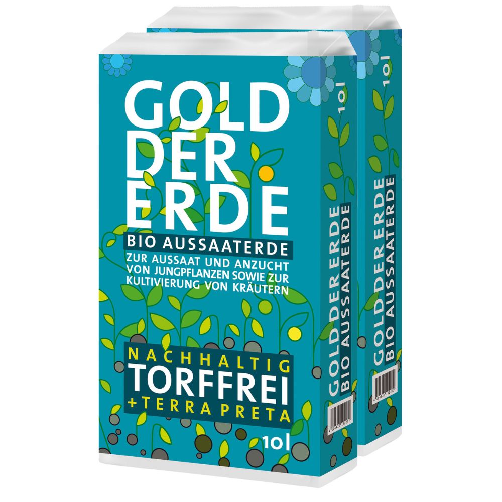 Gold der Erde Aussaat- und KräuterErde 10l