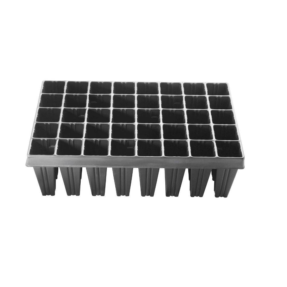 QuickPot QP 40T/15 Baumschulplatte aus recyceltem Kunststoff – stabile Anzuchtplatte von HerkuPlast für Stecklinge