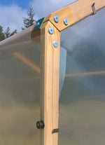 Tomatenhaus 300 x 120 x 180 cm doppelt Detail 2