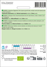 BIO Saatgut Aubergine Bambino Kulturanleitung