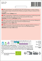 BIO Saatgut Zinnie Kulturanleitung