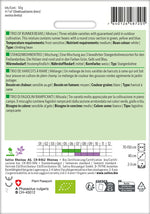 BIO Saatgut Stangenbohnentrio Kulturanleitung