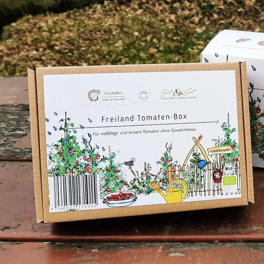 BIO Saatgut Freiland-Tomaten-Box