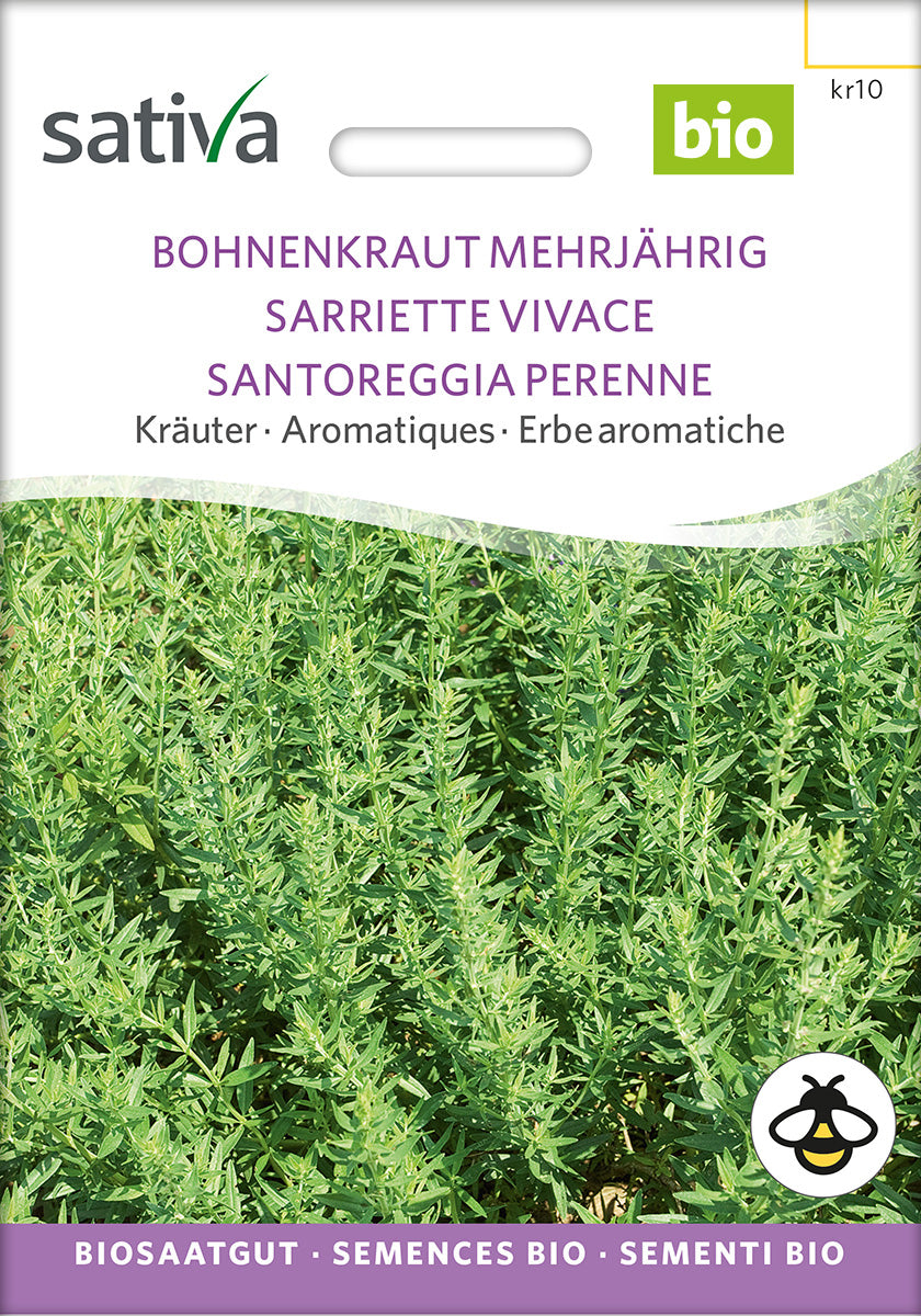 BIO Saatgut Bohnenkraut mehrjährig