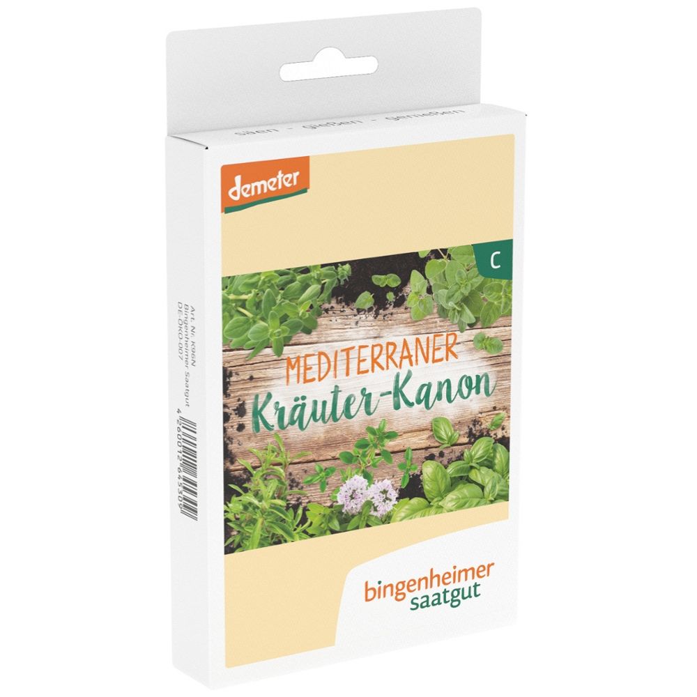 Oregano, Thymian, Basilikum und Bohnenkraut im Set