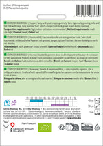 BIO Saatgut Paprika Corno di Bue Rosso Kulturanleitung