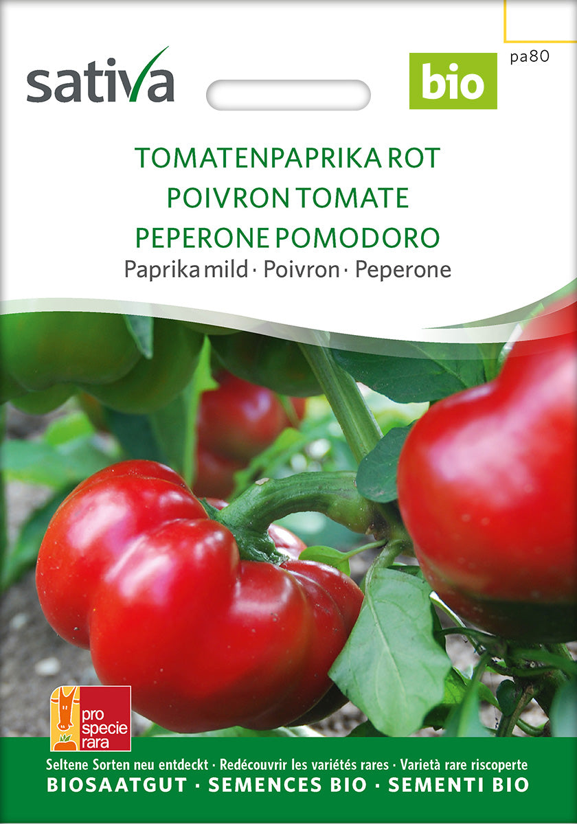 BIO Saatgut Tomatenpaprika rot