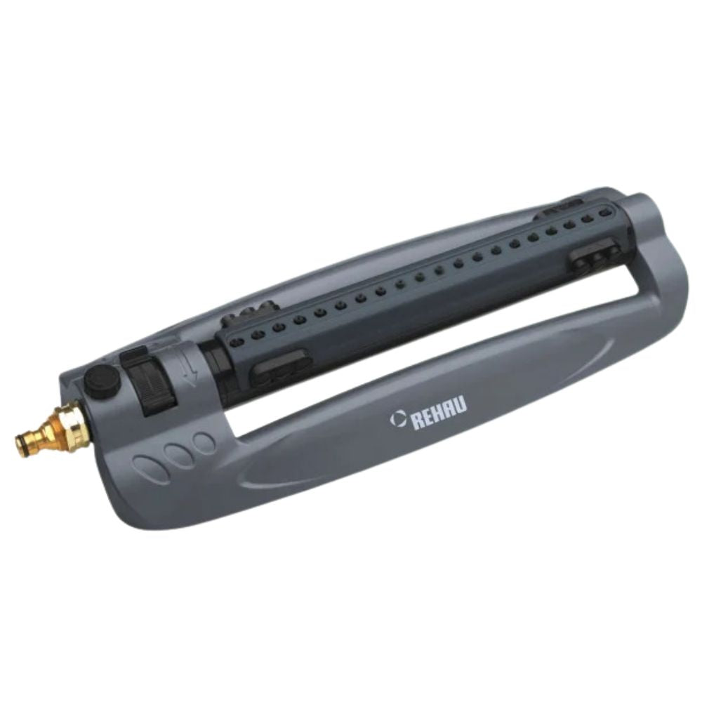 REHAU Viereckregner Premium mit 20 Düsen – robuster Gartenregner für große Flächen bis 330 m²