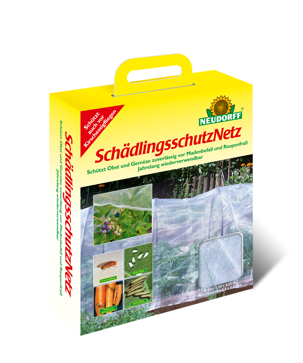 Neudorff KulturschutzNetz aus HDPE – UV-beständiges Gartennetz für Gemüse- und Pflanzenschutz, 2,30 x 4,25 m