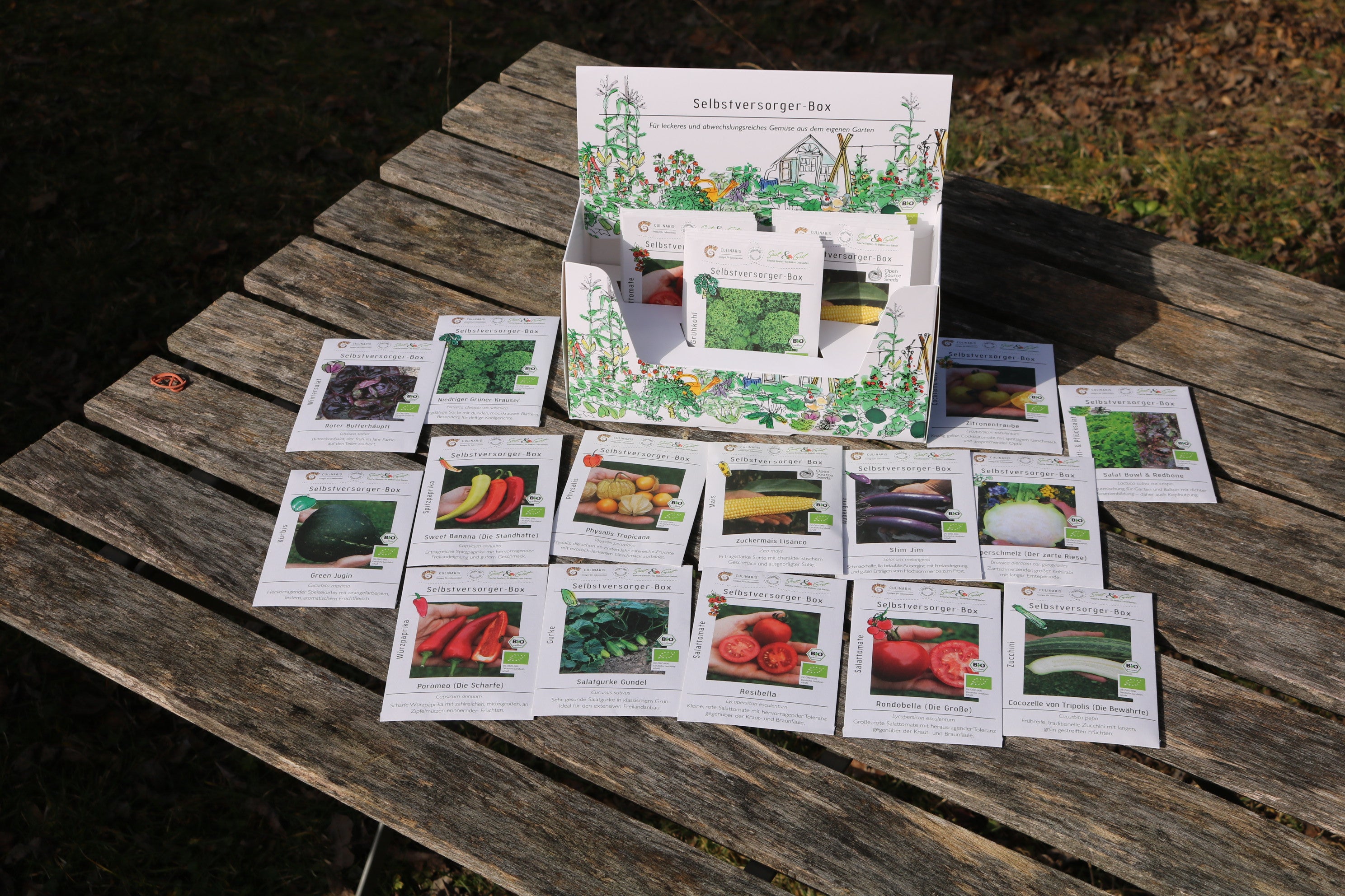BIO Saatgut Selbstversorger-Box  Biogartenladen