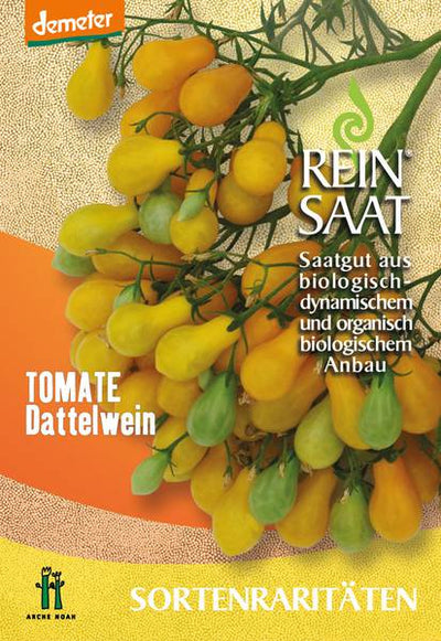 BIO Saatgut Tomate Dattelwein gelb