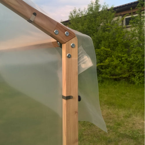Tomatenhaus 150 x 120 x 180 cm, Ecke