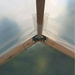 Tomatenhaus 300 x 120 x 180 cm doppelt Giebel