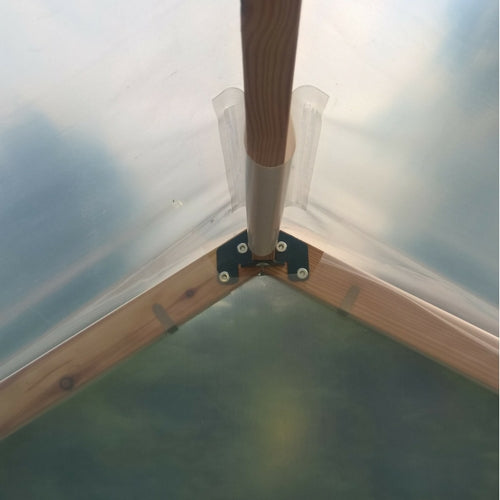 Tomatenhaus 150 x 120 x 180 cm einfach, Giebel