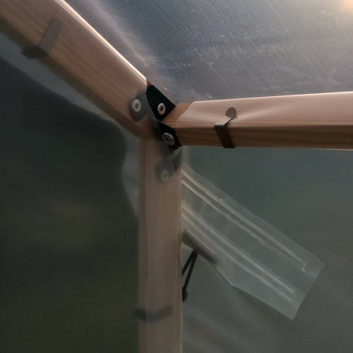 Tomatenhaus 300 x 120 x 180 cm doppelt Detail