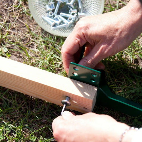 Tomatenhaus 300 x 120 x 180 cm doppelt Montage Stütze