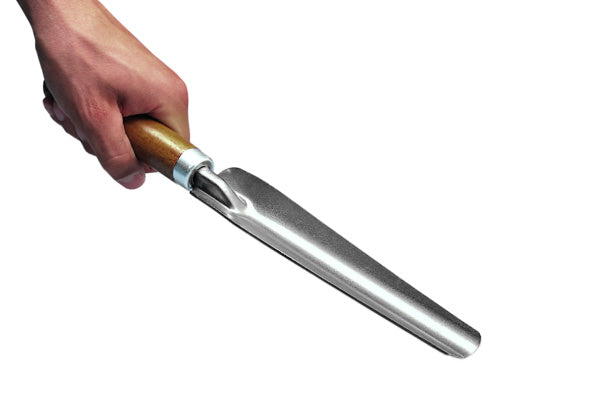 Handgeschmiedeter Unkrautausstecher von SHW aus Stahl mit lackiertem Eschengriff – hochwertiges Gartenwerkzeug zum Entfernen von Wurzelunkraut